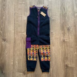 NEW! Patagonia 5T Synchilla Patched Jumpsuit | New Navy